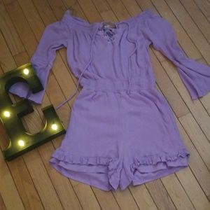 Off the shoulder romper